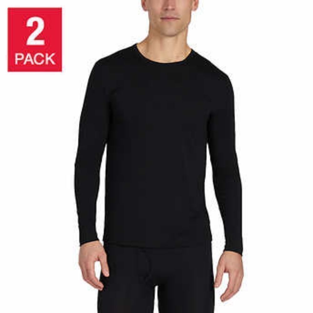 32 Degrees Men's Heat Tee, 2-pack